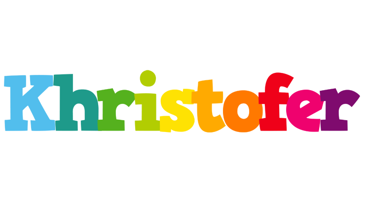 Khristofer rainbows logo
