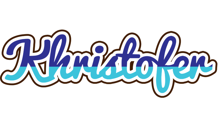 Khristofer raining logo