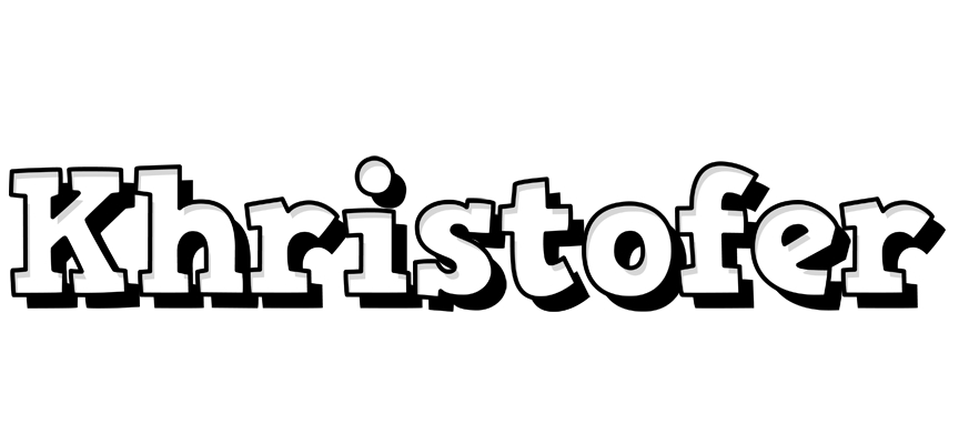 Khristofer snowing logo