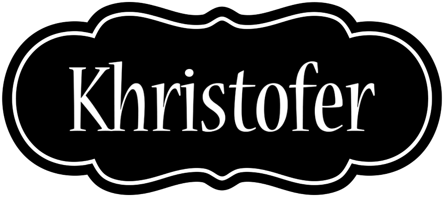 Khristofer welcome logo