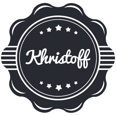 Khristoff badge logo