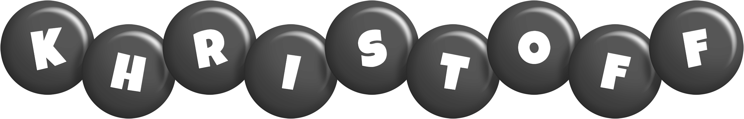 Khristoff candy-black logo