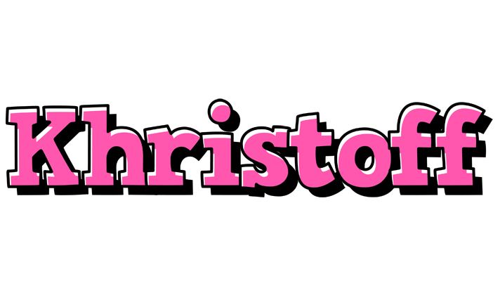 Khristoff girlish logo