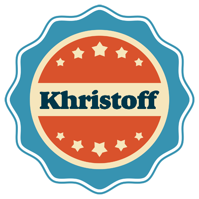 Khristoff labels logo