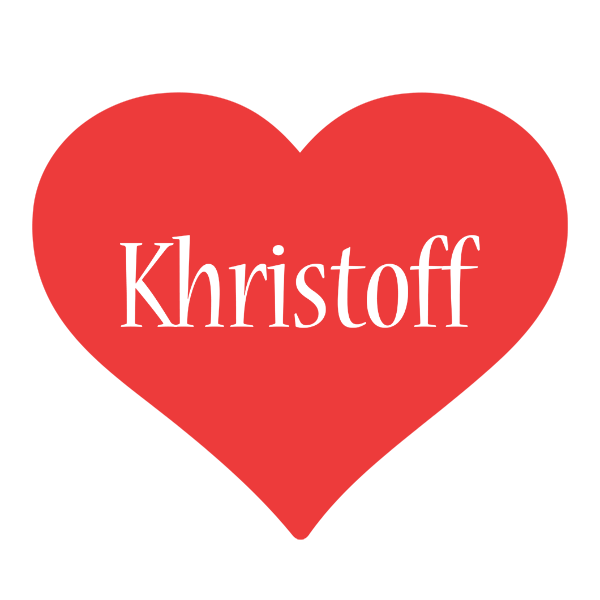 Khristoff love logo