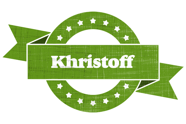 Khristoff natural logo