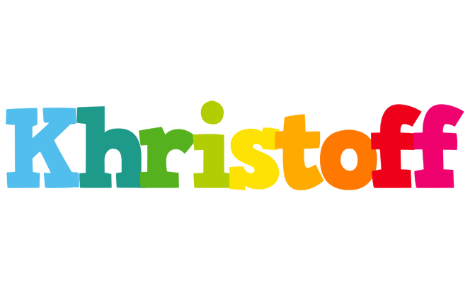 Khristoff rainbows logo