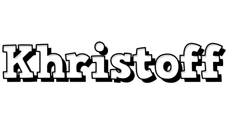 Khristoff snowing logo