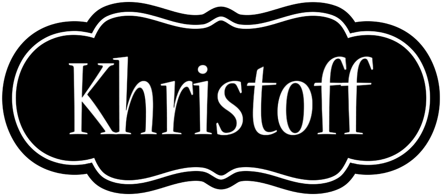 Khristoff welcome logo
