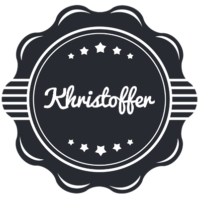 Khristoffer badge logo