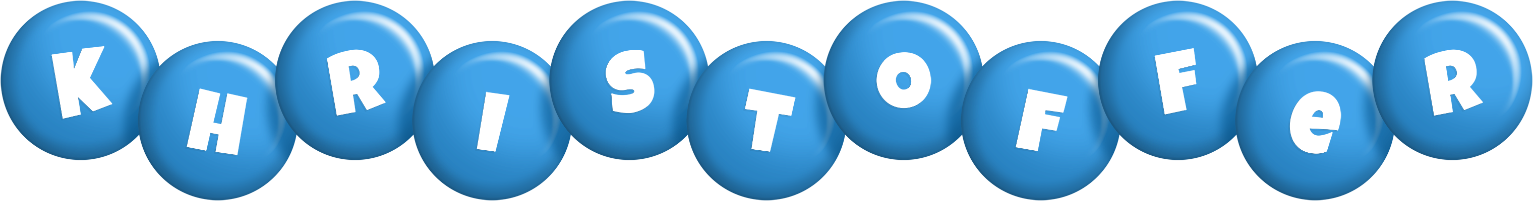 Khristoffer candy-blue logo