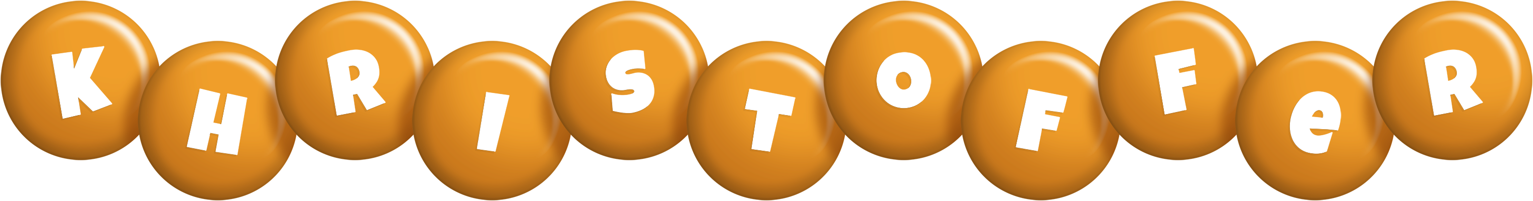 Khristoffer candy-orange logo