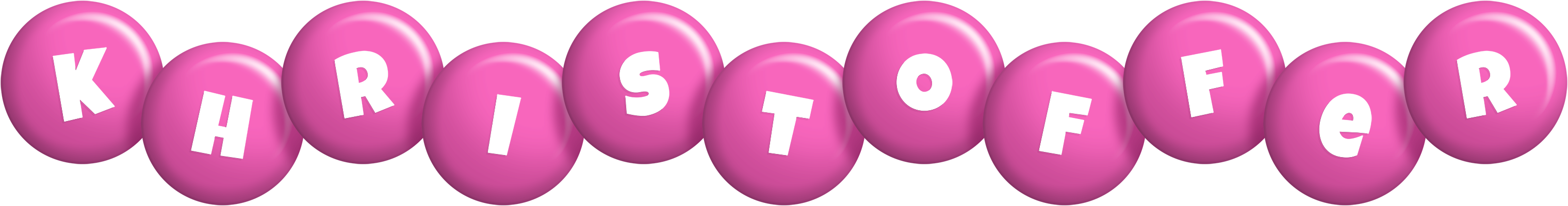 Khristoffer candy-pink logo