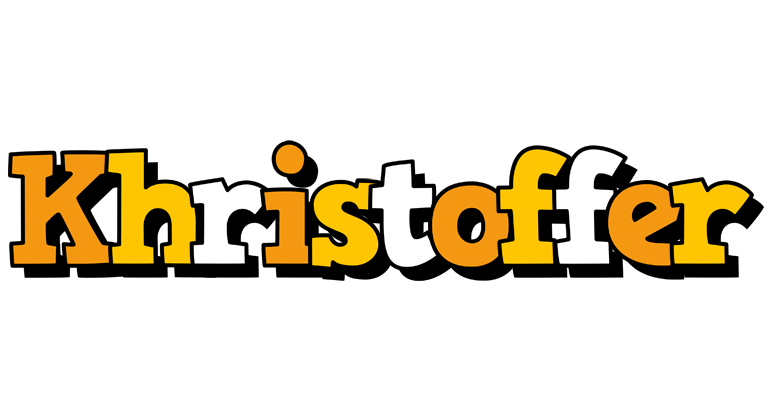 Khristoffer cartoon logo