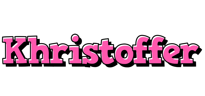 Khristoffer girlish logo