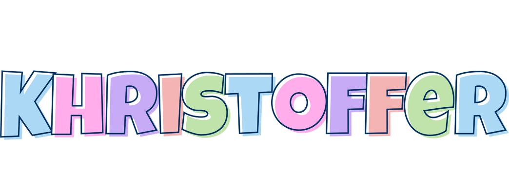 Khristoffer pastel logo