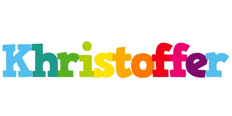 Khristoffer rainbows logo