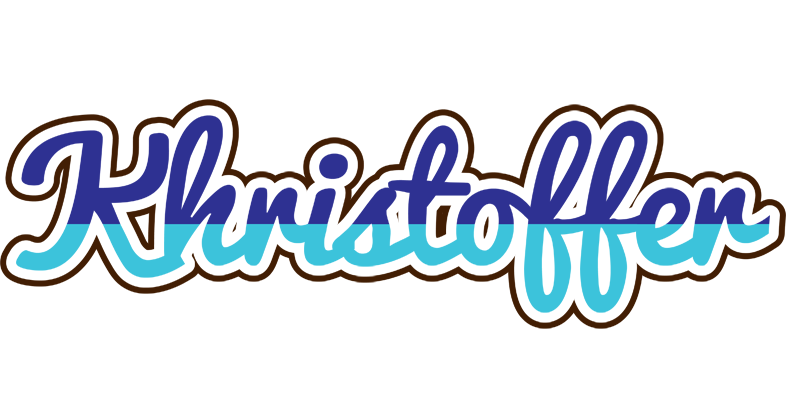 Khristoffer raining logo