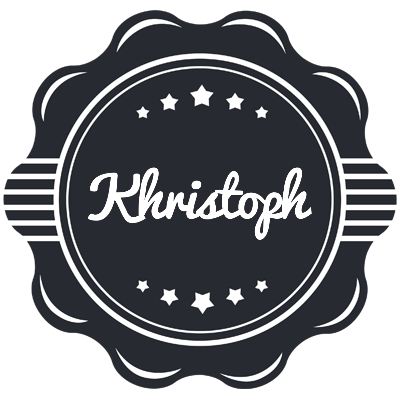 Khristoph badge logo