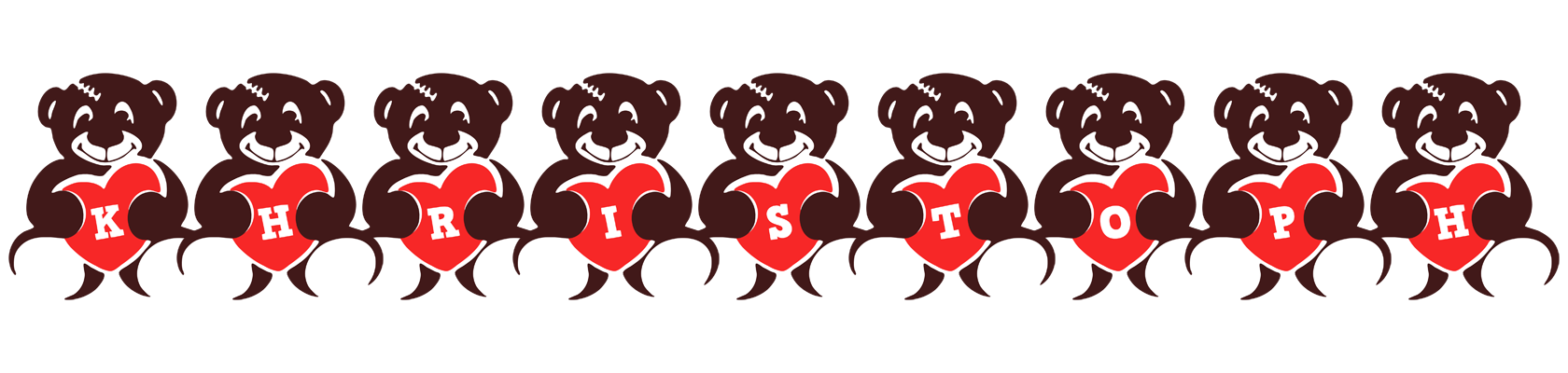 Khristoph bear logo