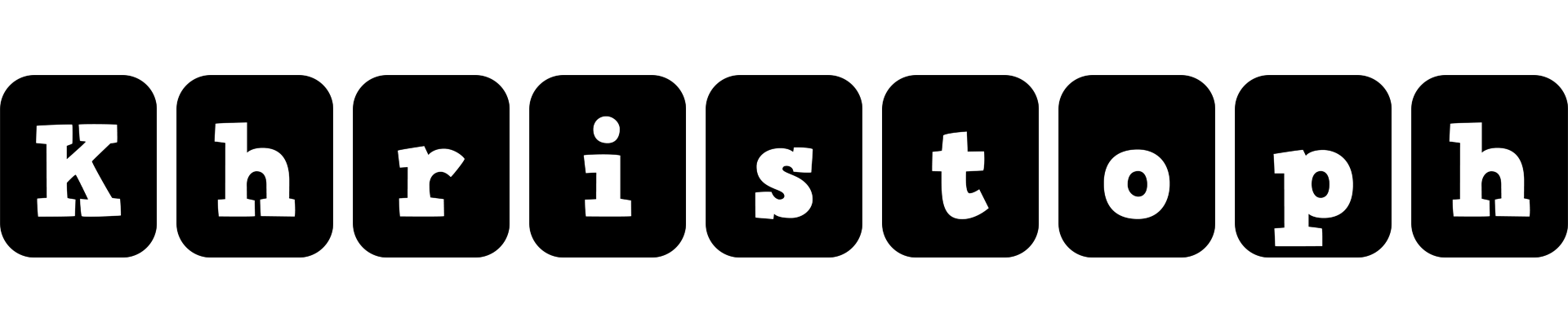 Khristoph box logo