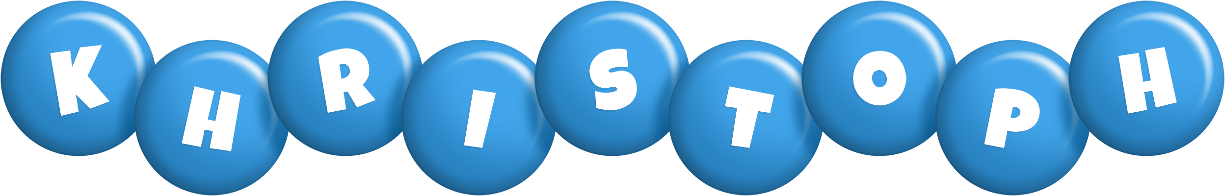 Khristoph candy-blue logo
