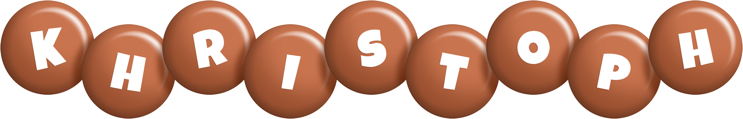 Khristoph candy-brown logo