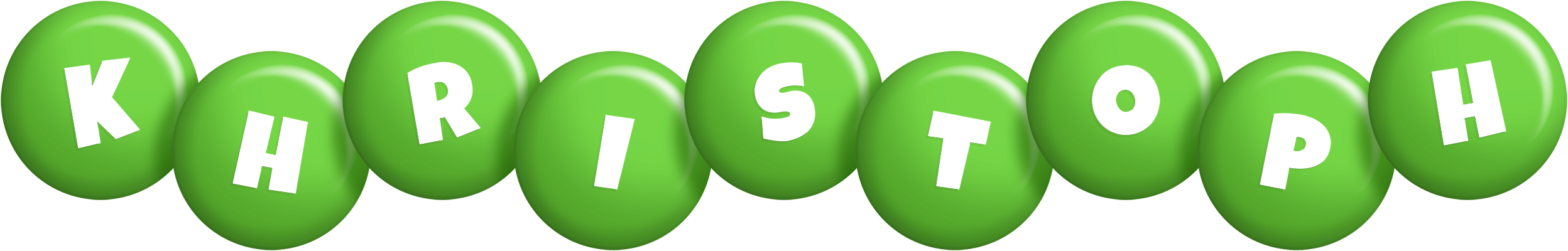 Khristoph candy-green logo