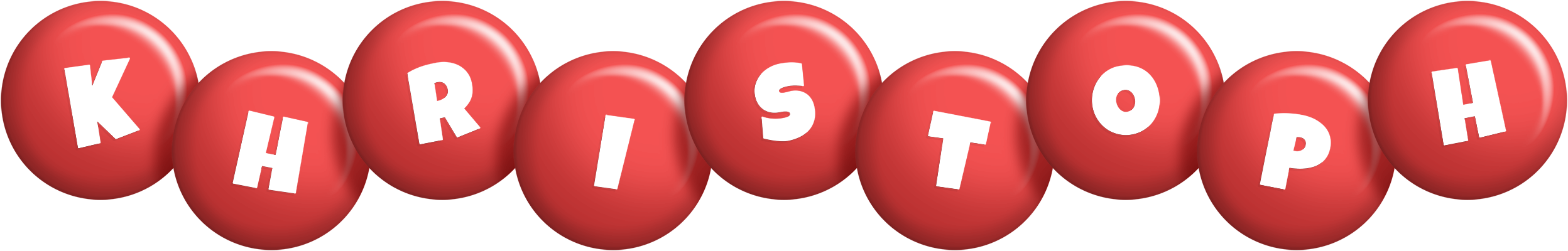 Khristoph candy-red logo