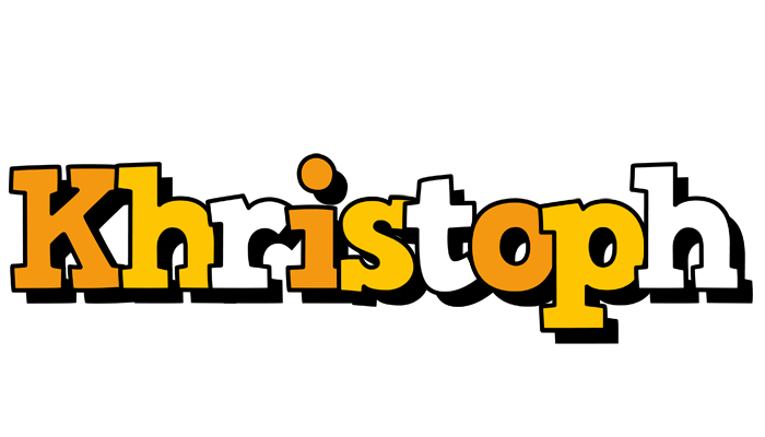 Khristoph cartoon logo