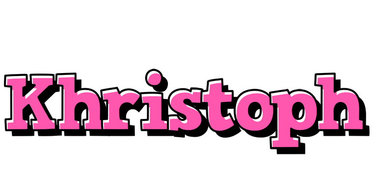Khristoph girlish logo