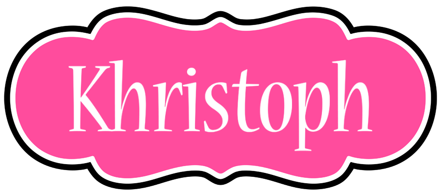 Khristoph invitation logo