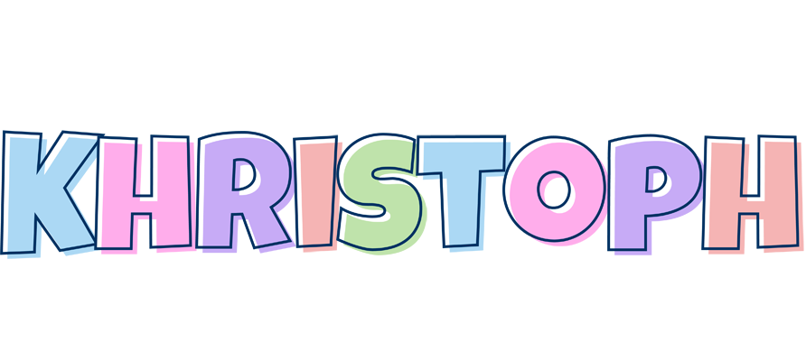 Khristoph pastel logo