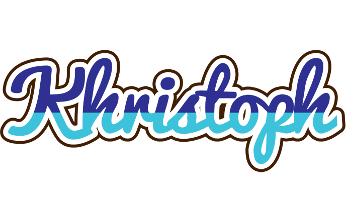 Khristoph raining logo