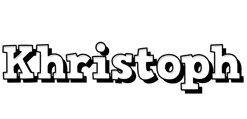 Khristoph snowing logo