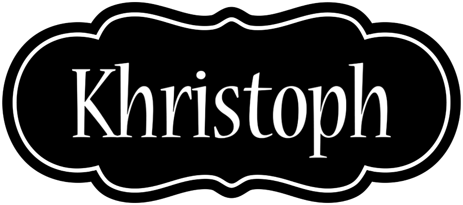Khristoph welcome logo
