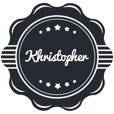 Khristopher badge logo