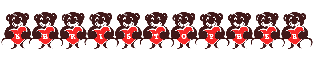 Khristopher bear logo