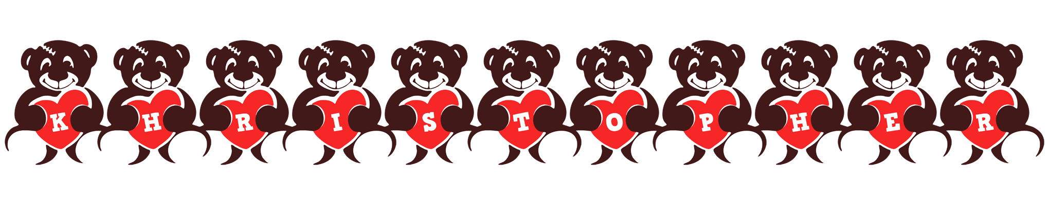 Khristopher bear logo