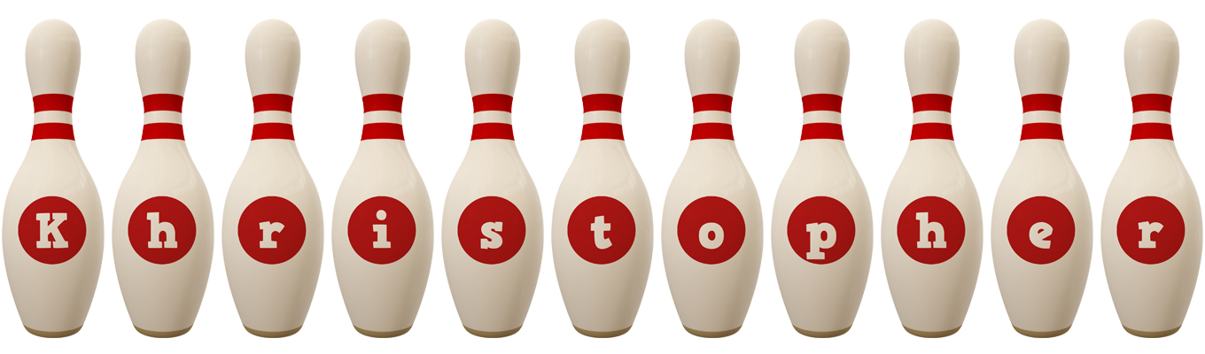 Khristopher bowling-pin logo