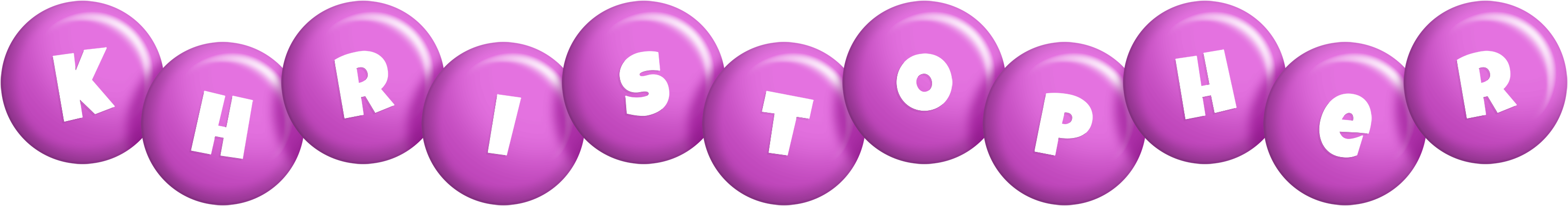 Khristopher candy-purple logo
