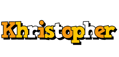 Khristopher cartoon logo