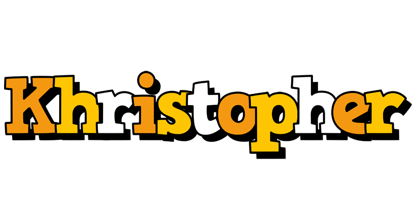 Khristopher cartoon logo