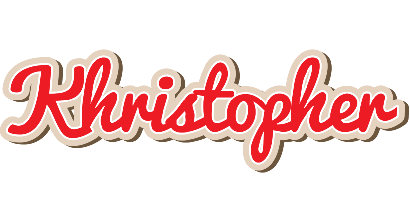 Khristopher chocolate logo
