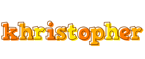 Khristopher desert logo