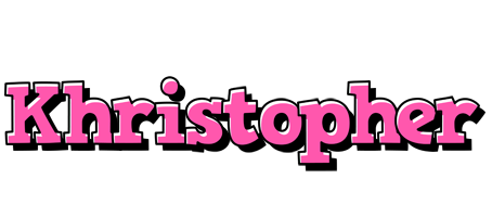 Khristopher girlish logo