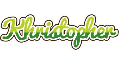 Khristopher golfing logo