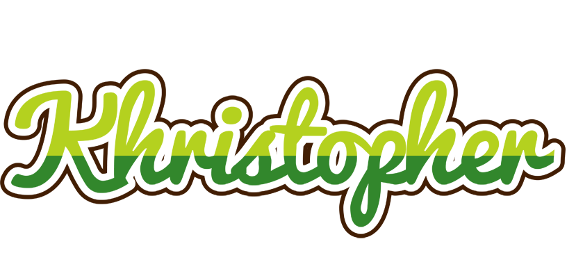 Khristopher golfing logo
