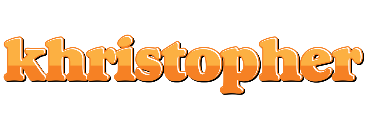 Khristopher orange logo