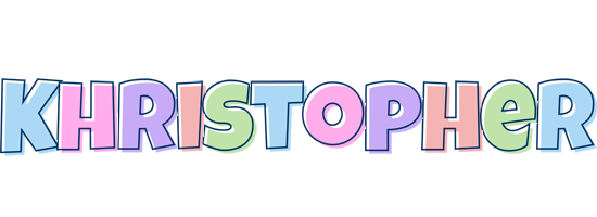 Khristopher pastel logo